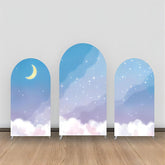 Fee Geschichte Nacht Mond Sterne Clould Bogen Hintergrund Bausatz